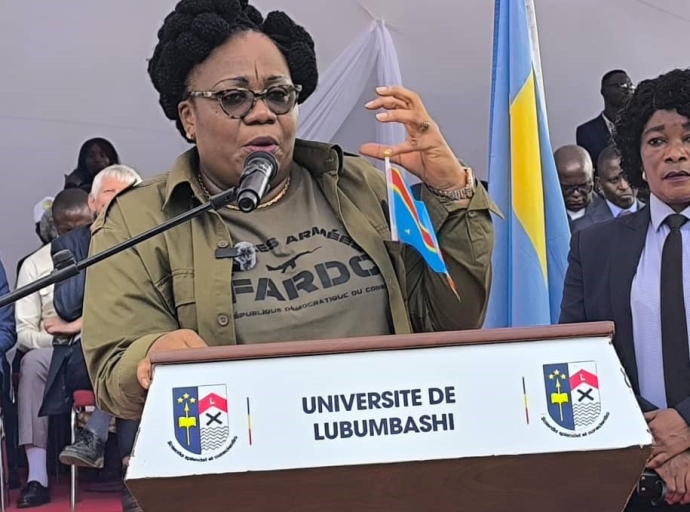 Mobilisation patriotique, Grand Katanga : Marie-Thérèse Sombo galvanise la communauté universitaire face à l'agression